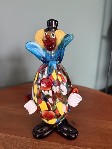 Murano glass vintage clown - vintage,