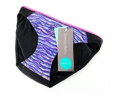 SWEATY BETTY Scuba Women's Bikini Bottom XS Printed Sculpting Stretch Swimwear *