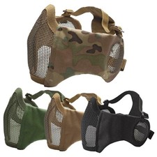 ASG Comfort Fit Lower Face Mask with Ear Protection Mesh Softair Airsoft V1