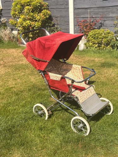 1980s red mothercare corduroy - red,