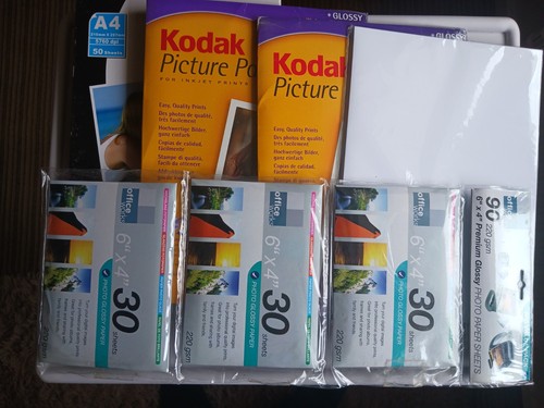 Job lot photograph paper - lot, of