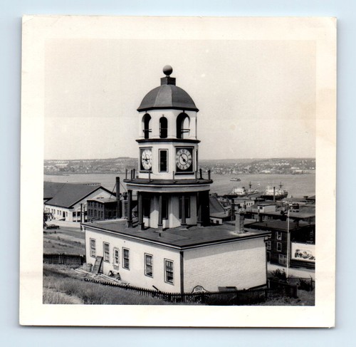 Old vintage square photo town - old,