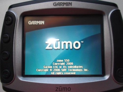 Garmin zumo 550 pin locked - garmin,