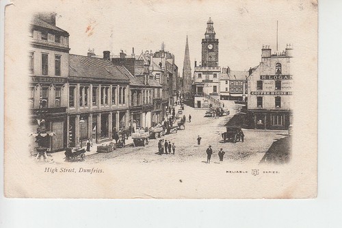 Early view high street - view, of