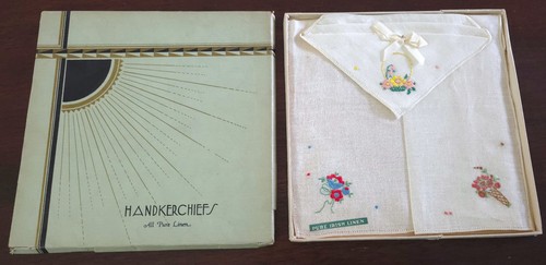 Vintage 1930s pure irish linen - pure,