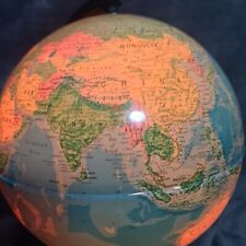 Orion 25 Tecnodidattica Light Up Globe Lamp Italy 240v 13amp Plug 15 Watt Bulb 