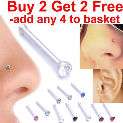 Nose studs surgical steel - nose,