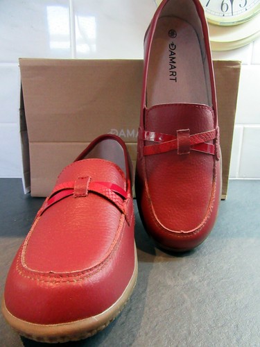 Damart burgundy leather - damart,