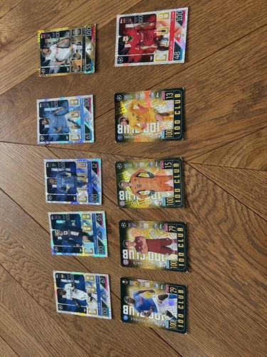 100 club football cards - football,
