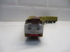 tomy trackmaster thomas the tank engine train diesel 10 & his trucks
