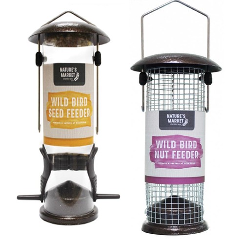 Wild bird seed - bird, feeder