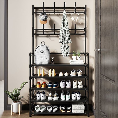 Corner coat stand - stand, metal