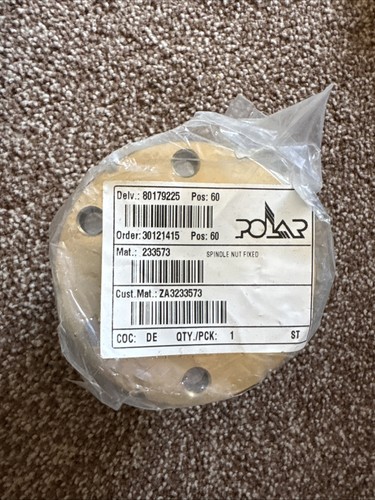 Spindle nut fixed - spindle, polar
