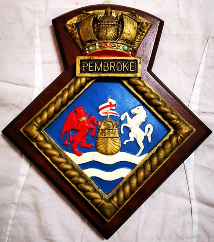 Hms pembroke ship crest - pembroke,