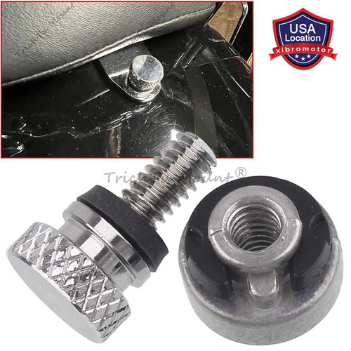 Chrome rear seat bolt - rear, kit