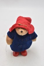 Vintage 1975 Eden Toy Paddington Bear – Blue Coat, Red Hat, Red Wellies, 12cm
