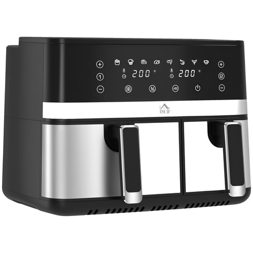 Homcom dual zone - air, fryer