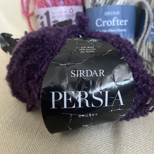 Knitting crochet yarn bundle - knitting,