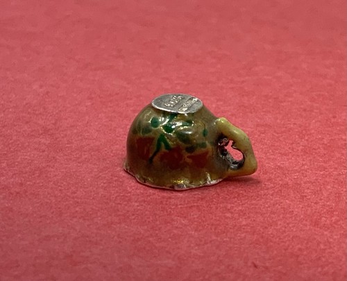 Sterling silver teacup - silver, charm