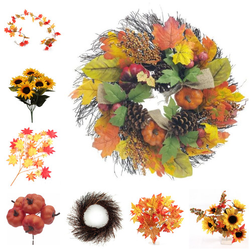 Autumn artificial silk - autumn,