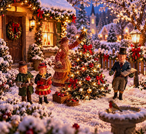 Lemax christmas tree song - lemax,