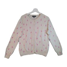 Pink flamingos thin knit