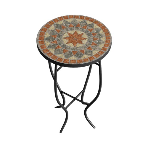 Outdoor mosaic bistro iron - outdoor,