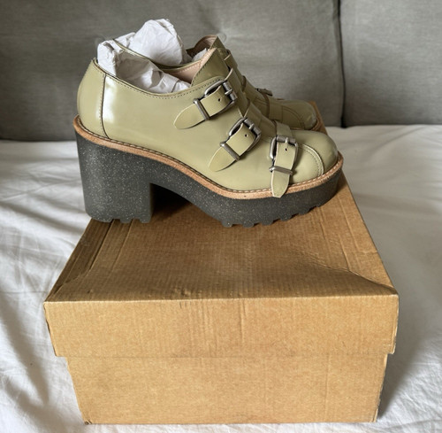 Acne beige leather - leather, platform