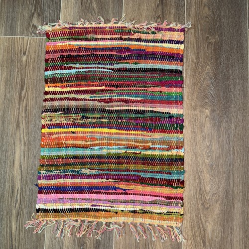 Chindi rag rug 40cm - rag,
