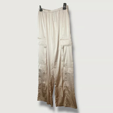 Zara Peach Silky Cargo Pajama