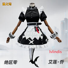Zenless Zone Zero Ellen Joe Cosplay Costume Maid Uniform Lolita Dress Skirt Tail