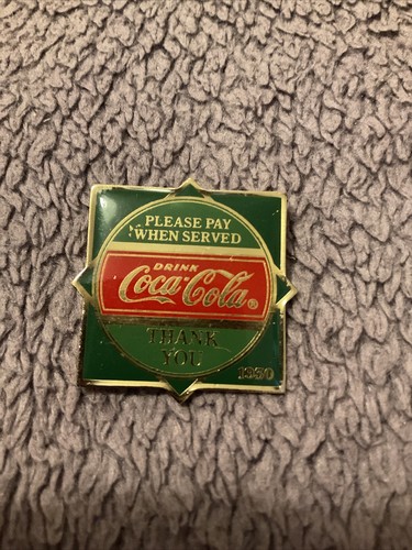 Coca cola pin - coca, badge