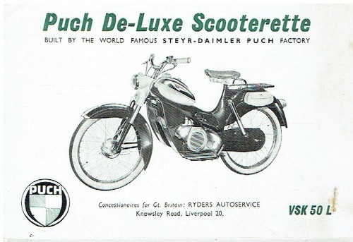 Puch vsk luxe 50cc - 50, de-luxe