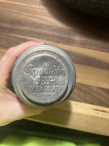 Vintage aluminum smoothie - vintage,