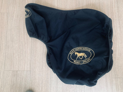 Black country saddle cover - saddle,