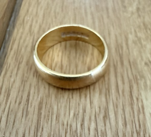 22ct gold wedding - gold,