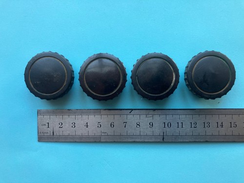 Four vintage radio bakelite