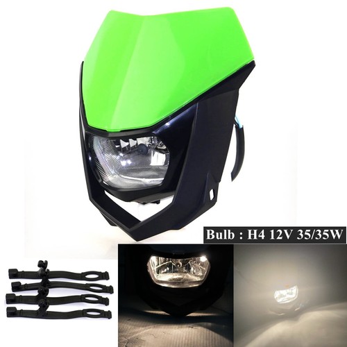Green supermoto dirt bike - green,