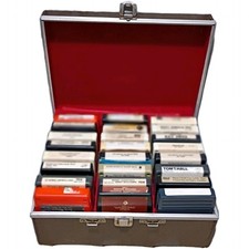 8-track cassettes with original carrying case