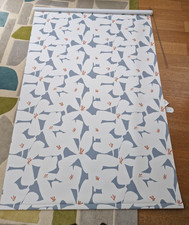 Kukka Slate Roller Blind Blackout Lining - W 124cmh x Drop 180cm (fabric width)