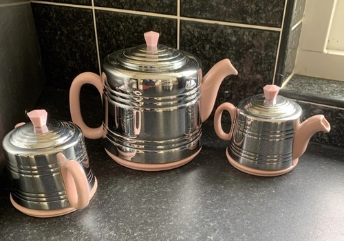 Beverley pink 3piece tea - ,