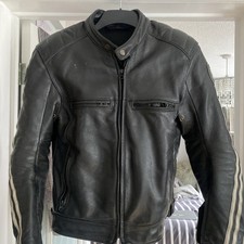 FURYGAN BLACK LEATHER BIKER