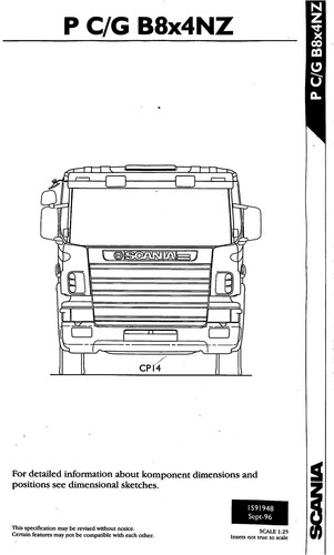 Scania trucks g b 8x4 - scania, p