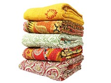 5 Pcs Lot Cotton Vintage Bed
