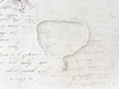 Silver duck bracelet stacking - duck,