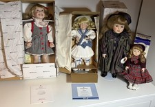 Bundle of 4 x Porcelain Dolls