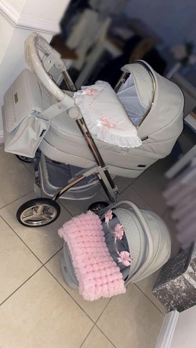 Bebecar grey pram - bebecar,