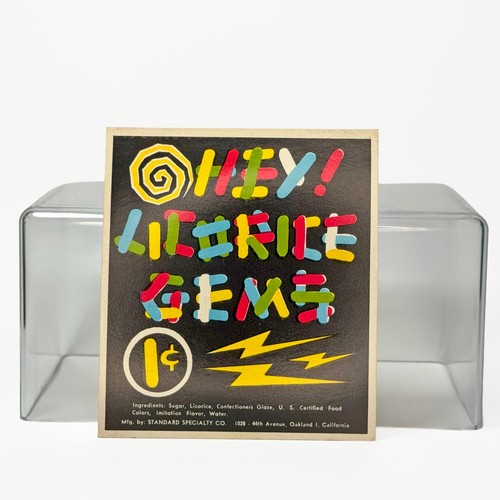 Licorice gems candy vending - licorice,