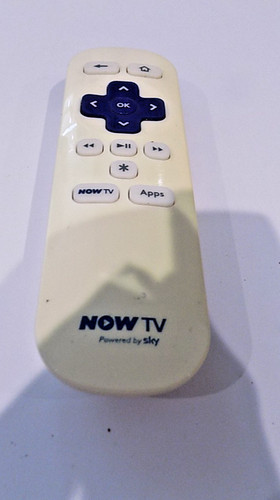 Sky now remote - now, white