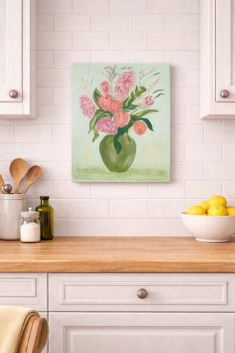 Pink tulip bouquet original